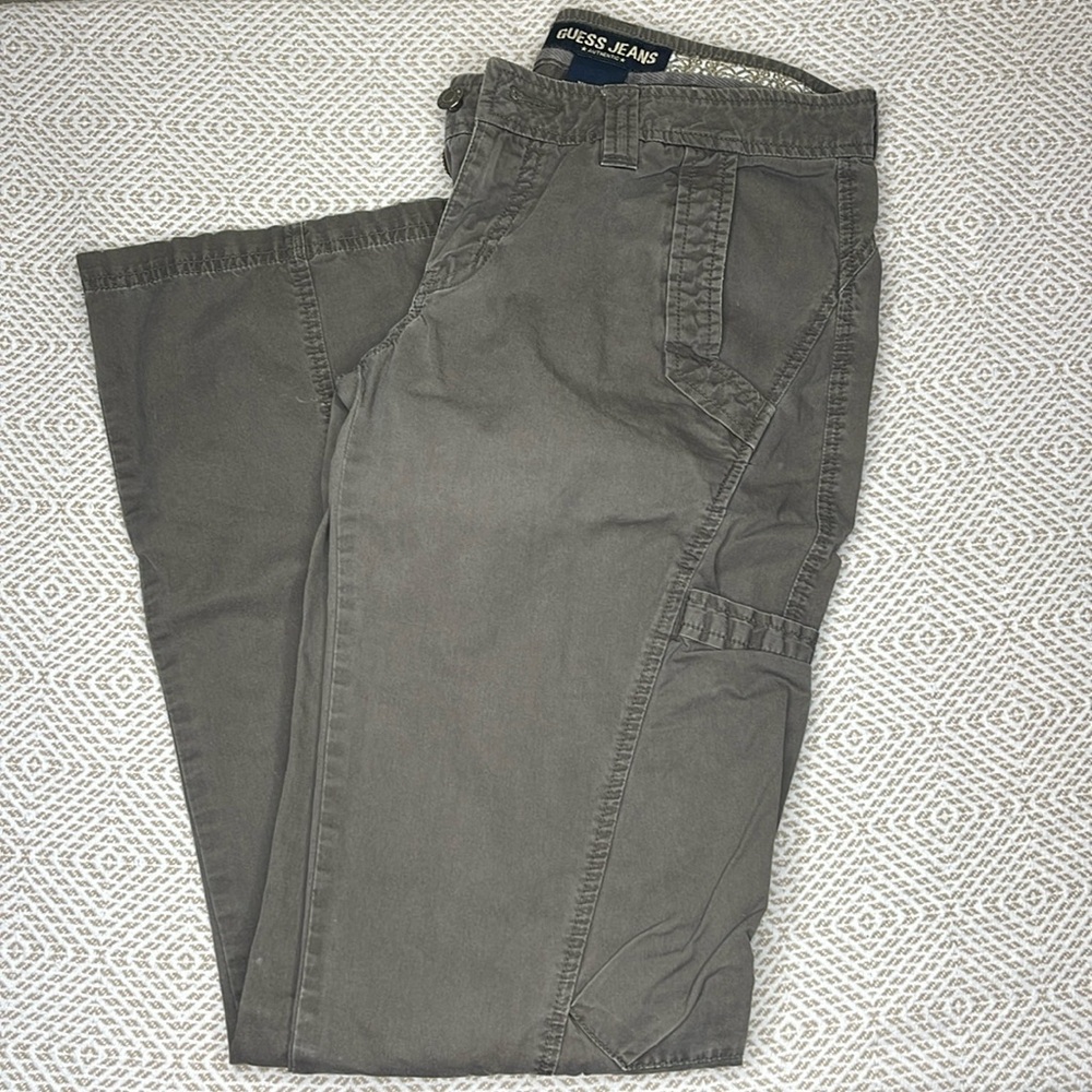 Guess jeans- olive green cargo pants
